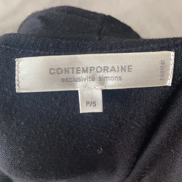 Simons Open-Front Cardigan (Black) - Picture 13 of 14